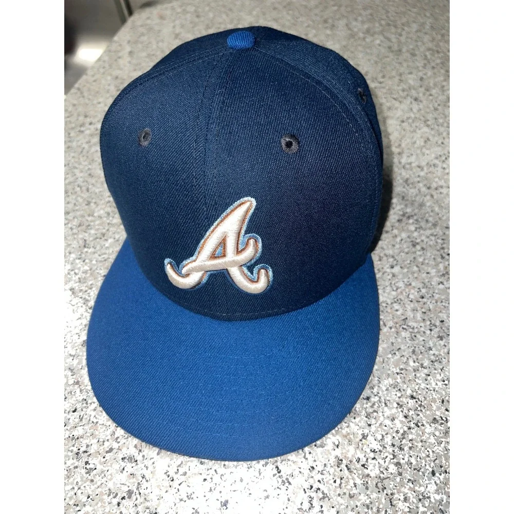 New Era Atlanta Braves 59FIFTY Fitted Hat 7 1/8‎ Cooperstown 30th Season Patch